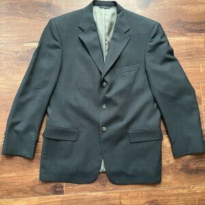 Talliauomo Charcoal Gray textured blazer sportscoat